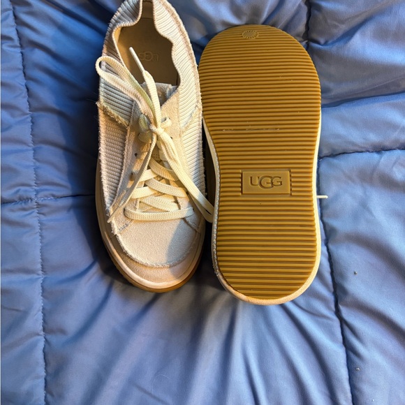 UGG Women's ivory platform Sneakers - Picture 5 of 5